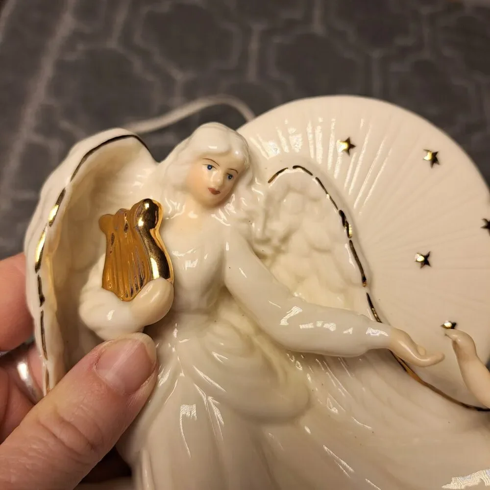 Vtg Angel Cherub Night Light Lamp 6.5